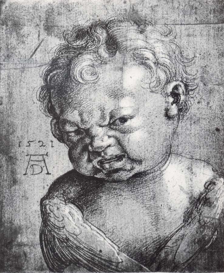 Head of a Weeping cherub